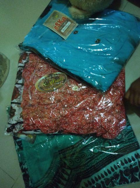 Ppromo Cuma 3 Hari !! Daster Lengan Pendek Jumbo Lowo Bahan Adem Batik Pekalongan
