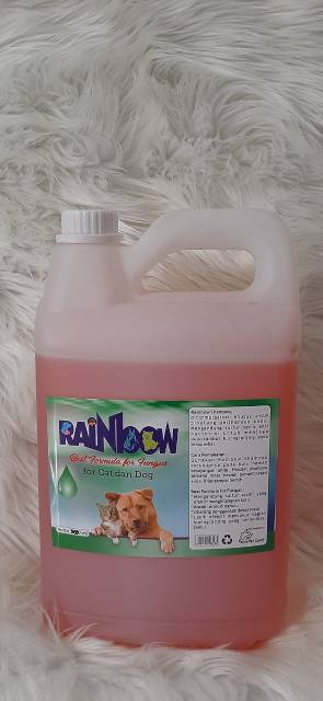 RAINBOW NATURAL SHAMPO 5 liter untuk anjing dan kucing