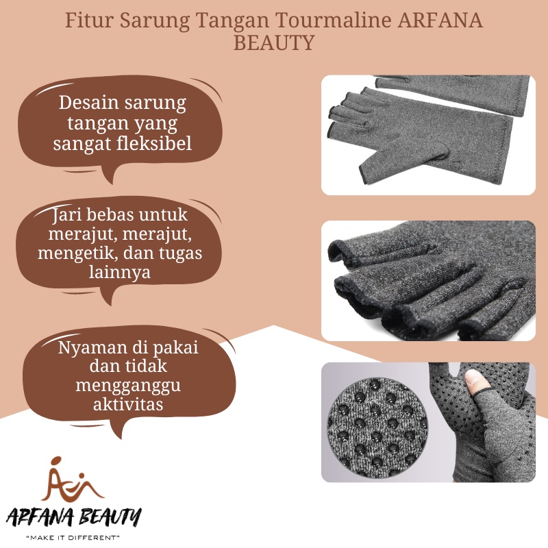Sarung Tangan Terapi Pelindung Pergelangan Tangan Kesehatan Rematik Gym Fitness Wanita Serbaguna Multifungsi Sport Gloves Men Women Anti Radang Sendi Therapy Healt Arthritis Gloves Kompresi Premium Terbal Original