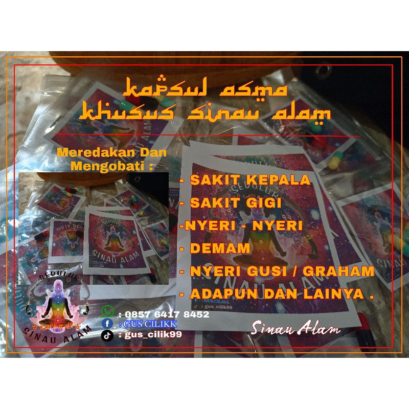 

KAPSUL ASMA SEHAT SINAU ALAM