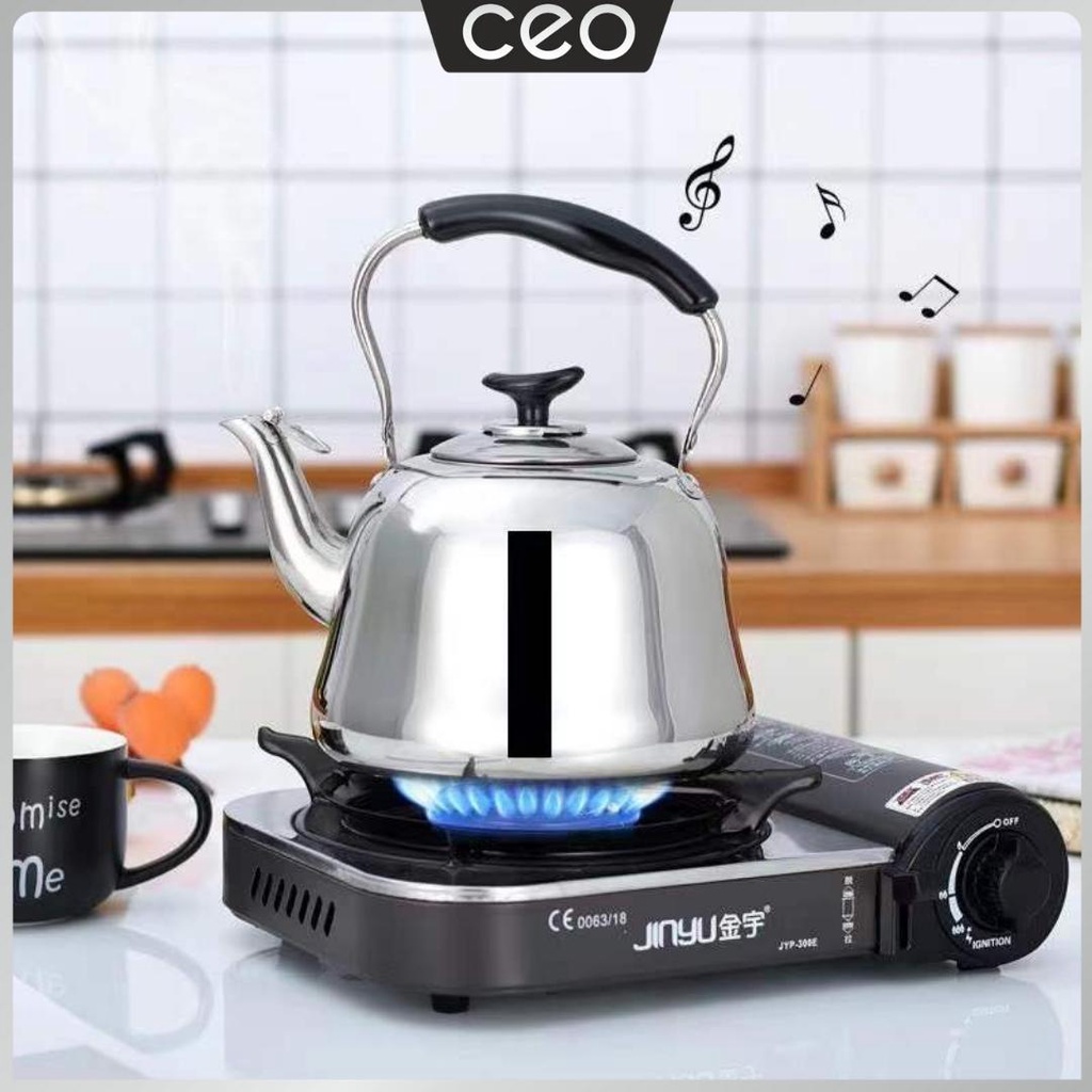 CEO Kettle Bunyi Teko Siul Stainless Stell 5 Liter Whistling Kettle Ceret Air Panas