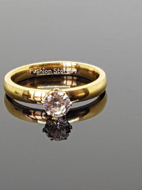 Cincin couple dan single titanium /cincin nikah / cincin kawin / cincin emas titanium gold antikarat