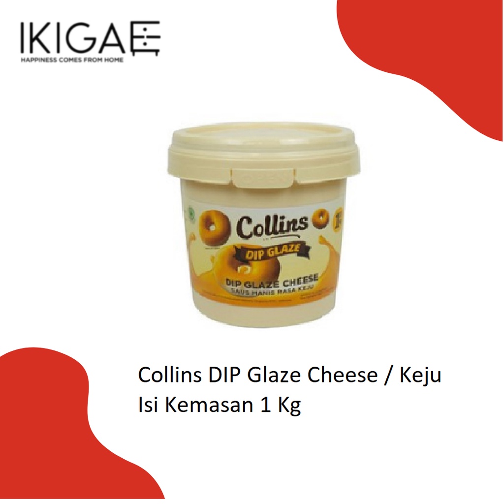 COLLINS DIP GLAZE CHEESE 1 KG