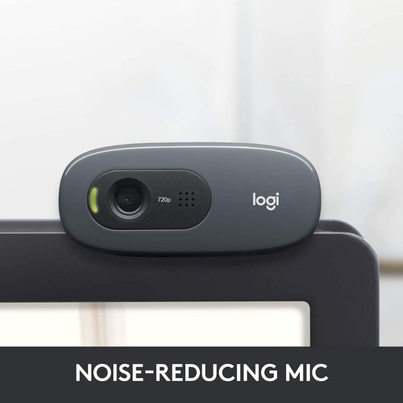 Logitech C270 Webcam HD 720P,  BRIO 300 Full HD 1080 dengan Shutter Privasi, Mikrofon Noise Reduction