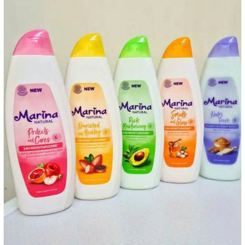 MARINA NATURAL HAND &amp; BODY LOTION 335ml