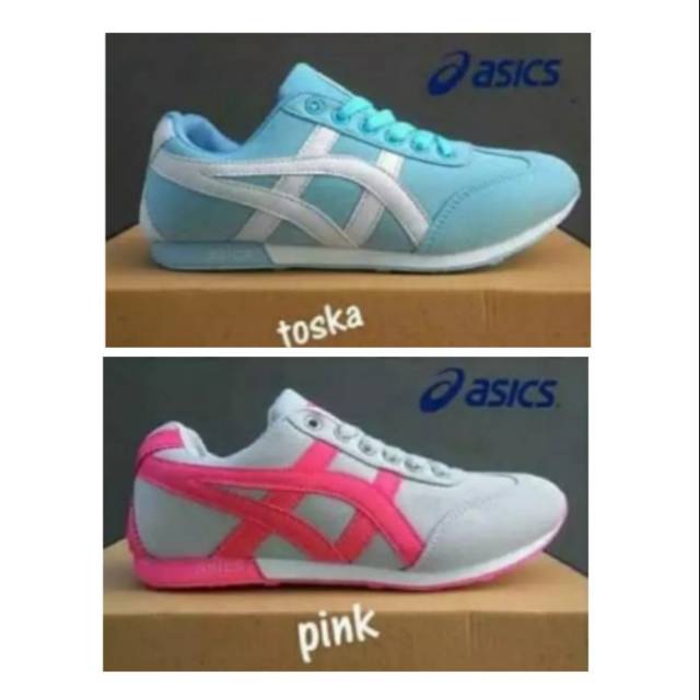 Sepatu Sneakers Tali Running wanita