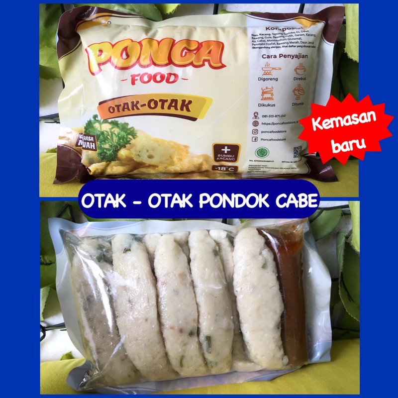 

Otak Otak Pondok Cabe bumbu kacang isi 10