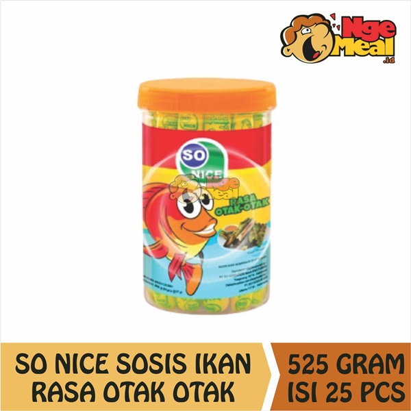 

SO NICE Sosis Ikan Rasa Otak Otak ( isi 24 + 1 pcs )