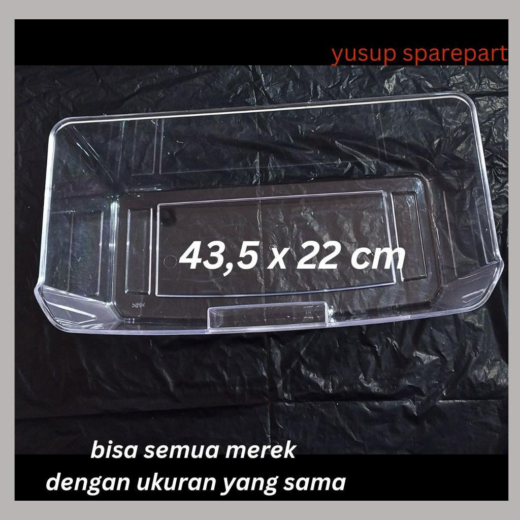 BOX SAYUR/TEMPAT SAYUR KULKAS ORIGINAL SANKEN, 1 PINTU DAN 2 PINTU 43,5 X 22 CM