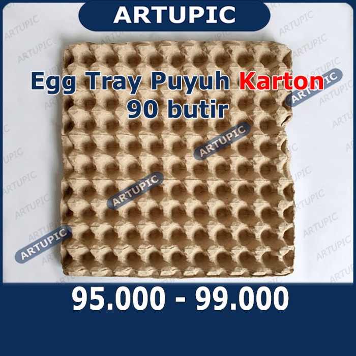 Egg Tray Puyuh Karton Kertas Kardus Rak Tempat Telur Telor Puyuh 70 Le 036