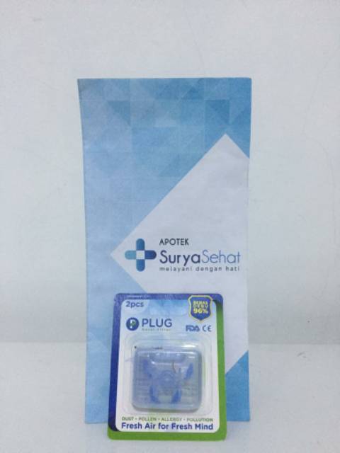 Plug Nasal Filter isi 2 pc (Penyaring hidung)