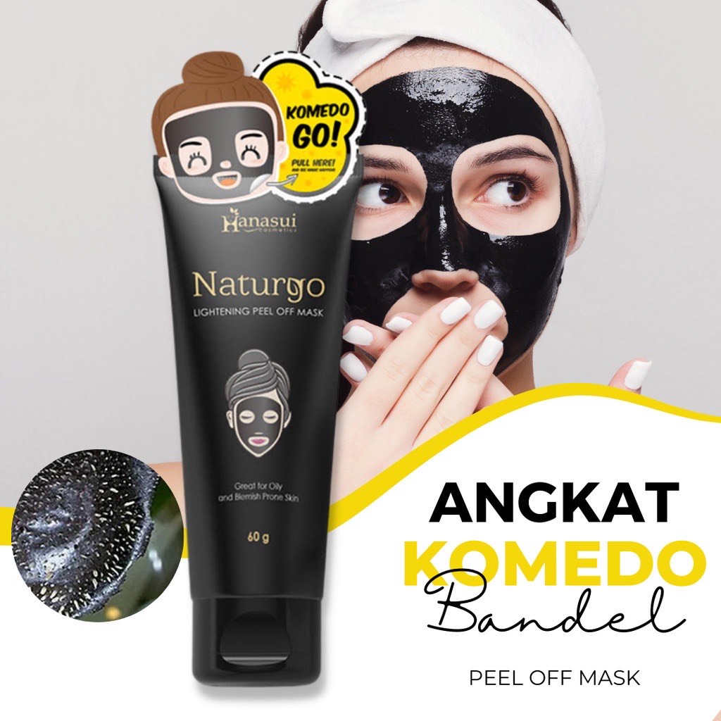 HANASUI NATURGO TUBE / MASKER WAJAH PENGHILANG KOMEDO HIDUNG / OBAT AMPUH PEMBERSIH JERAWAT DI WAJAH