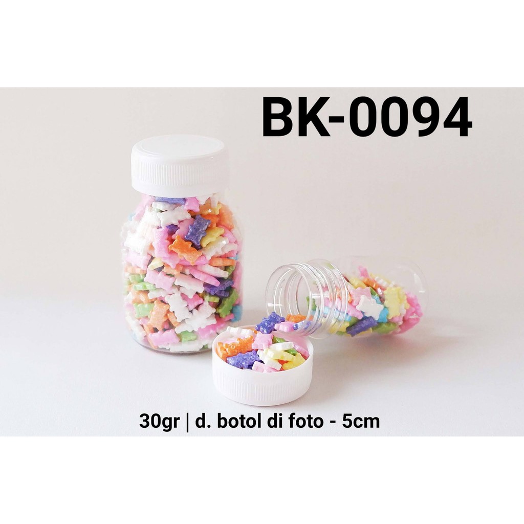 

BK-0094 Sprinkles sprinkle sprinkel teddy bear beruang 30gram yamama baking grosir murah sprinkles cake dekorasi mutiara trimit decoration story sprinklestory sprinklesstory sprinkle story yamama baking
