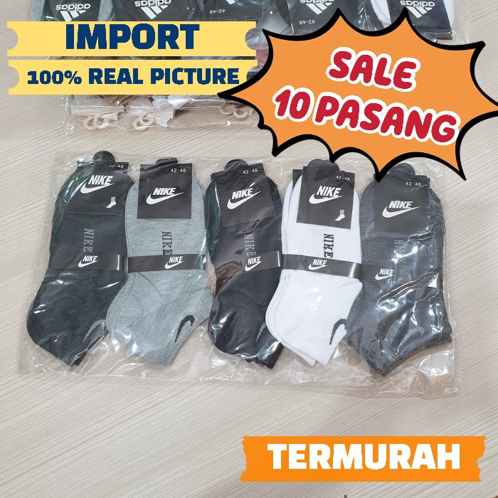 Kaos kaki sport pria 08736 (10 Pasang)