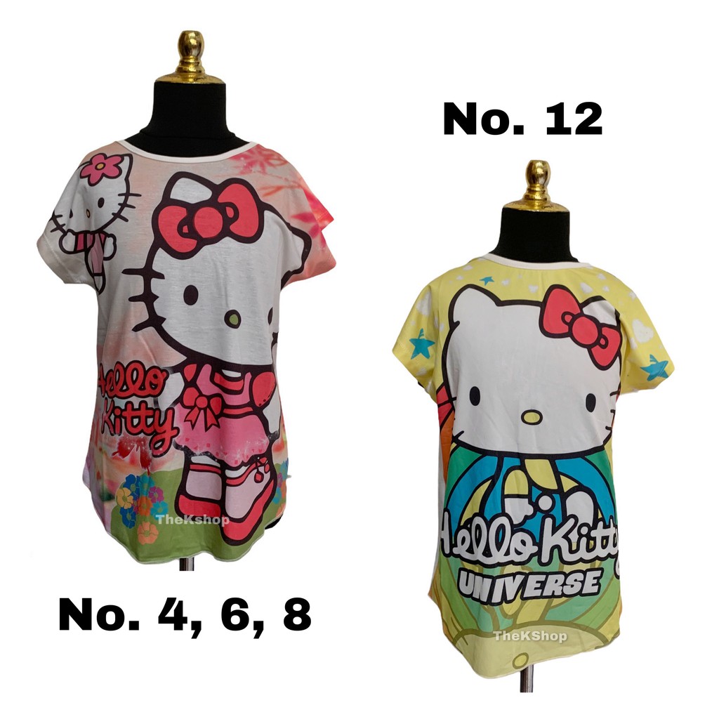 BAJU KAOS COCO ICE IMPORT ANAK bahan dingin motif frozen elsa Anna hello kitty