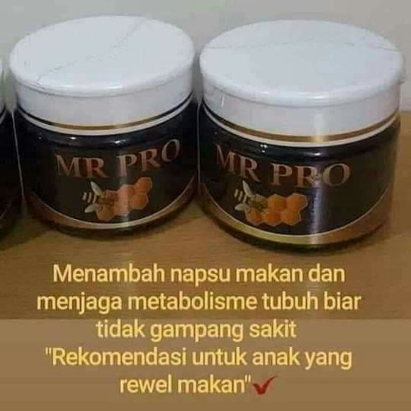 

MR PRo madu propolis serta dengan royal jelly madu murni original