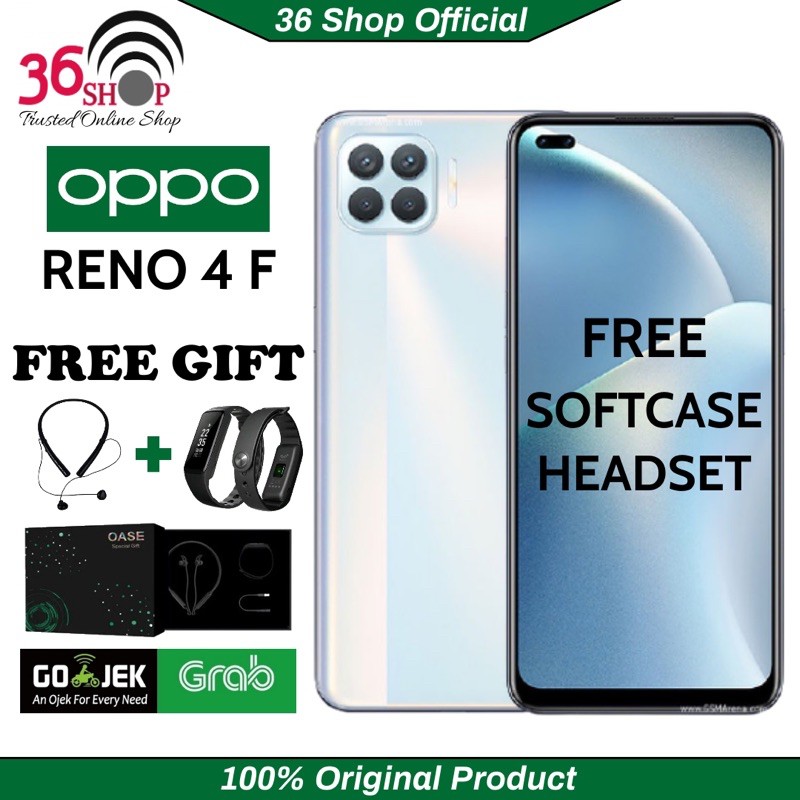 Oppo Reno 4F 8GB+128GB Garansi Resmi | Shopee Indonesia