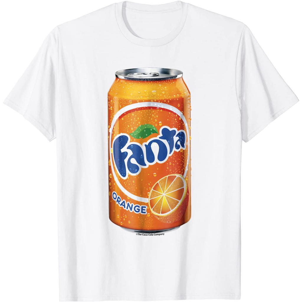 Baju Kaos Pria dan Wanita Iklan Fanta Orange Kaleng
