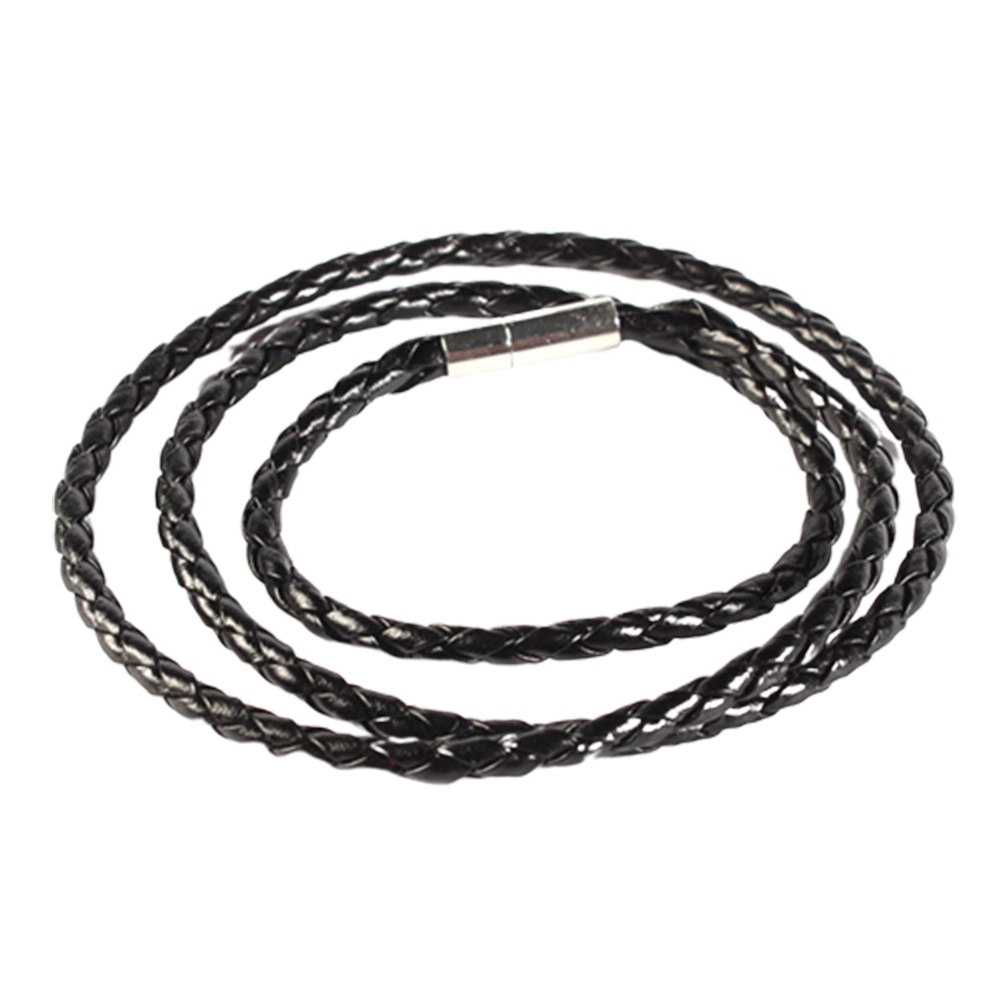 Hu Hu Hu Hu Hu Alat Bantu Pasang Kacamata♡ Gelang Tali Kulit Kepang Dengan Gesper Magnetik Untuk Unisex