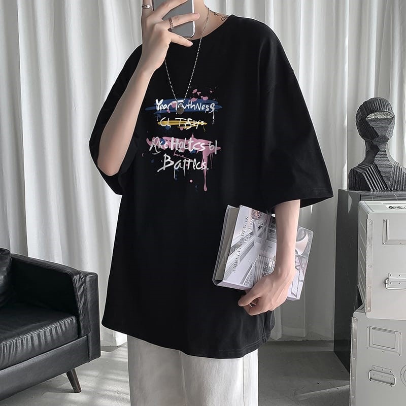 kaos oversize year touthness / unisex