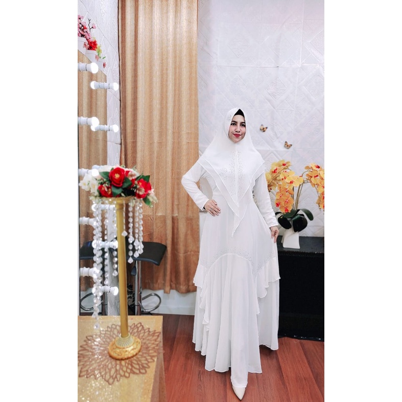 SANDRA SERIES BRAND REFA SYARI ORI Hijab Gamis Syari Kekinian BestSeller Terlaris Termurah Original 