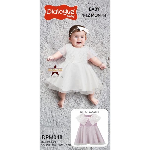 Dialogue Baby Dress IDPM0 - Gaun Bayi