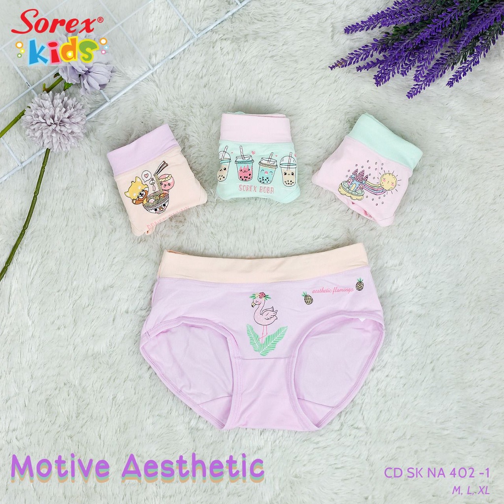 CD SOREX SK NA 402 Celana Dalam Anak Perempuan Sorex Kids Celana Dalam Motif