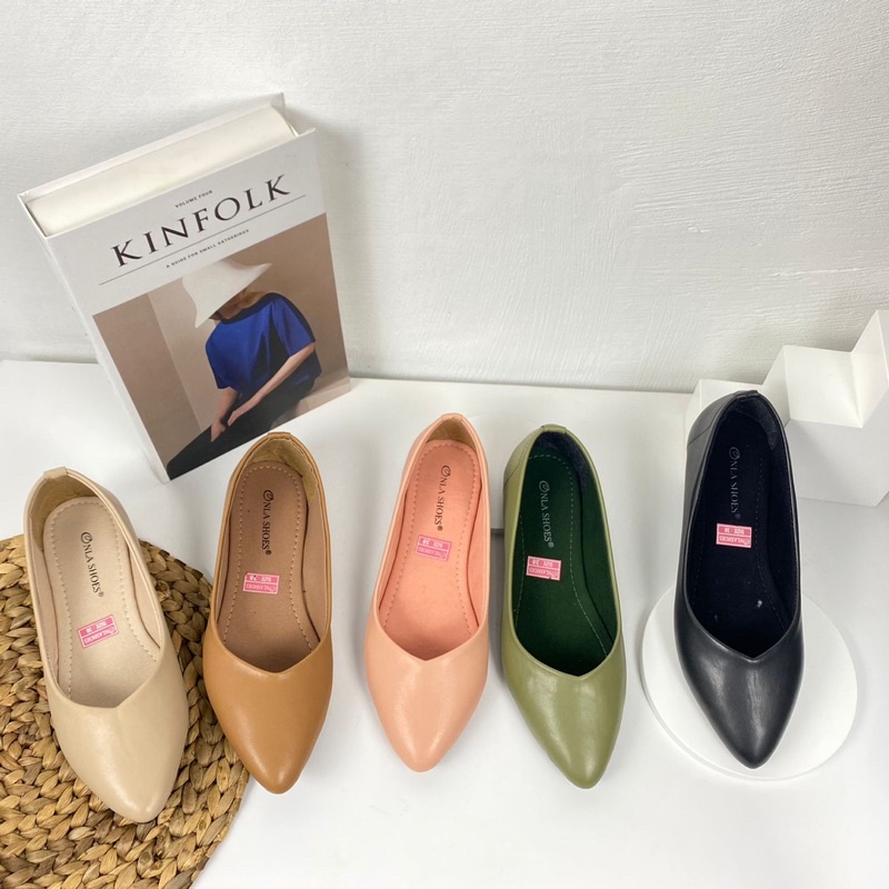 Onlashoes - Flat Shoes LB18 Sepatu Flat Wanita