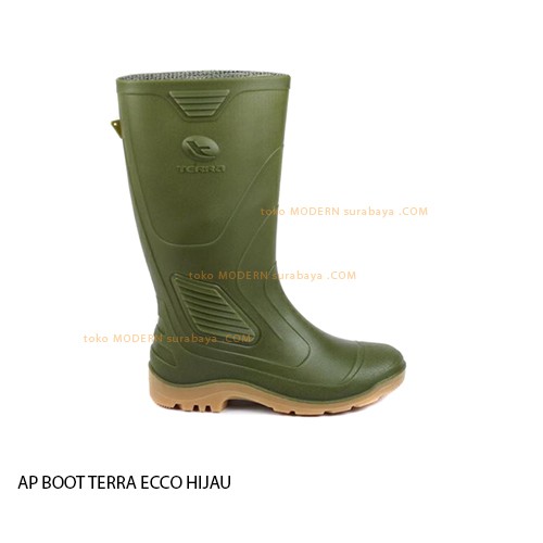 AP BOOTS TERRA ECCO HIJAU sepatu pria sepatu boot anti air karet