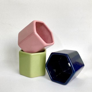Pot Keramik Segi Enam Hexagon Lurus Shopee Indonesia Pot Keramik Segi Enam Hexagon Lurus Shopee Indonesia