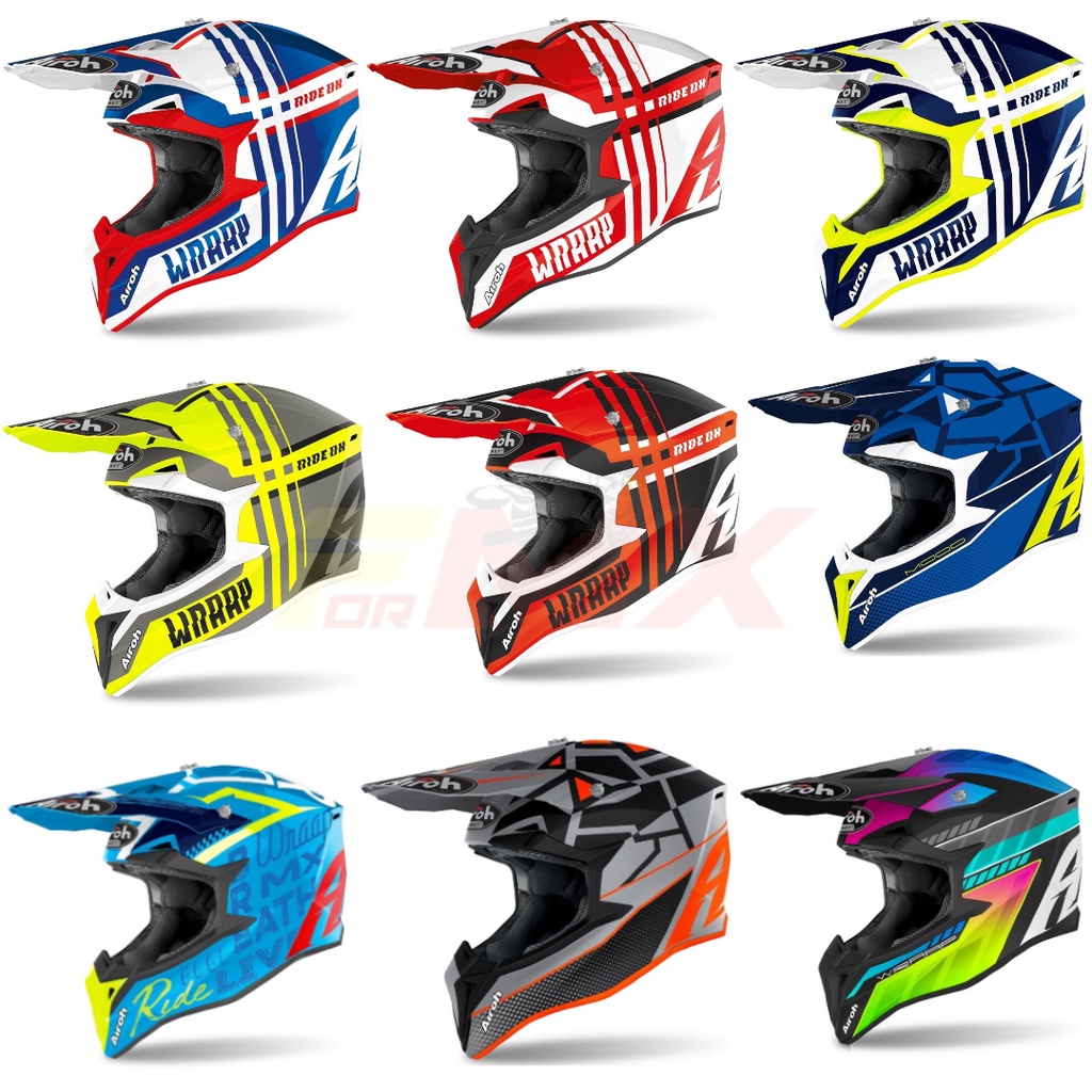 HELM AIROH WRAAP HELM TRAIL AIROH