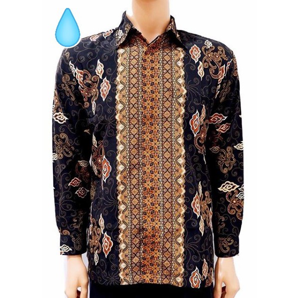 Kemeja Batik Pria Lengan Panjang 4 Pilihan Motif