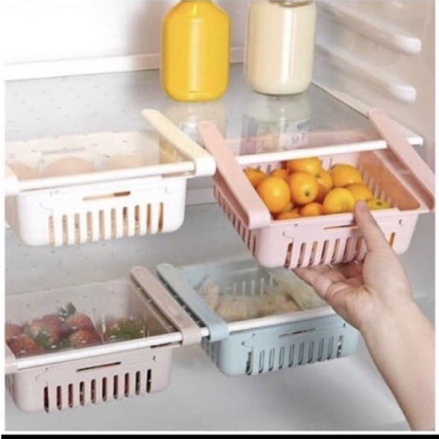 Rak Kulkas Multifungsi Storage Box Kulkas Organizer