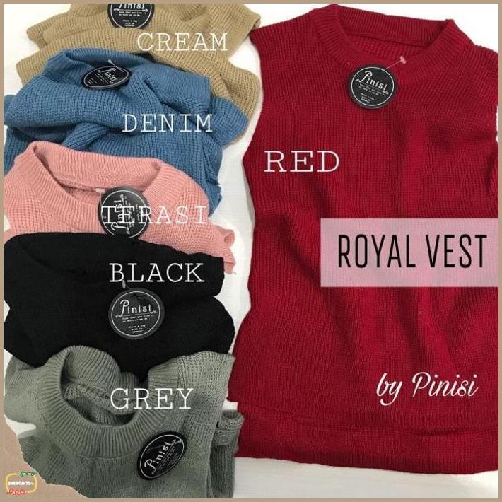 Royal Vest Rajut Rompi Pinisi Anak Kid Baju Tunik _Termurah