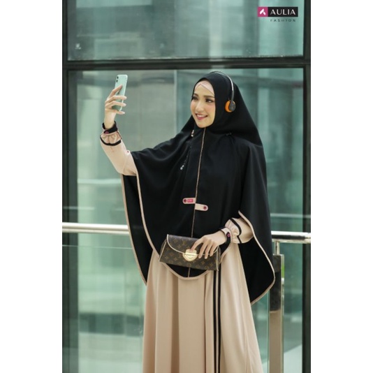 Gamis Aulia Kaleeya Nude Black