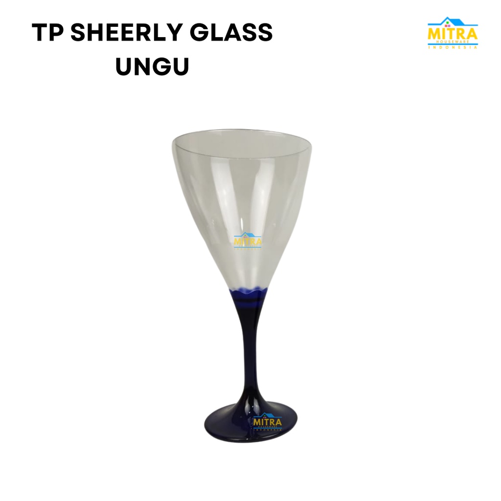 TUPPERWARE SHEERLY GLASS UNGU