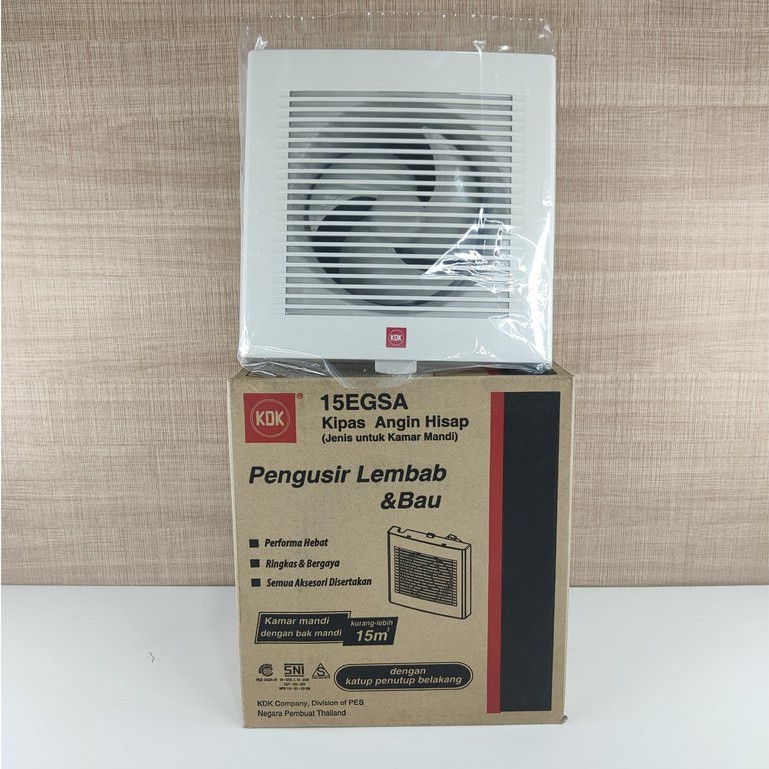KDK Kipas Angin Hisap Kamar Mandi 6 Inch (15EGSA)