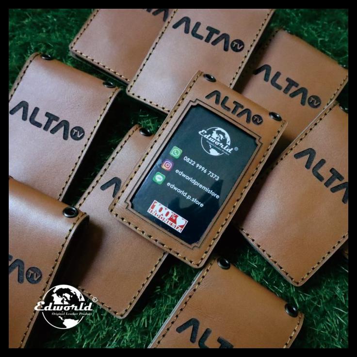 

BEST SELLER !!! ID CARD HOLDER - KULIT SAPI ASLI 2 SLOT LIPAT TERLARIS