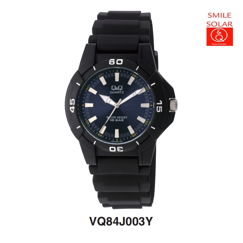 SALE Jam Tangan Pria Sporty Rubber Analog Original Q&amp;Q QNQ QQ VQ84 VQ84J Series