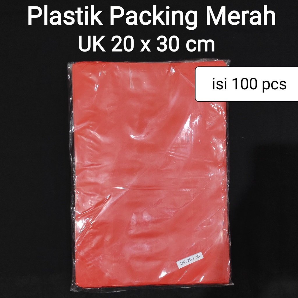 HD packing uk 20x30 Polos (100 pcs) - Plastik Packing Paket Online shop- plastik bungkus paket