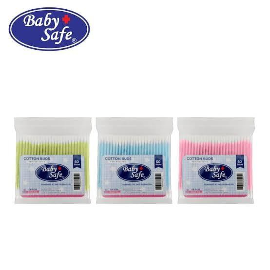 Baby Safe Cotton Bud 100 Sticks Small Tip Anti Bacteria Refill