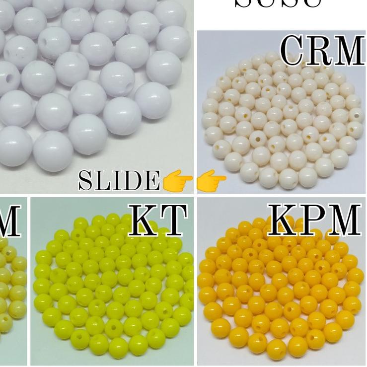 ✱ MOTE SUSU / MANIK SUSU / MANIK SUSU BULAT ( MOTE SUSU BULAT 4MM ) ➧