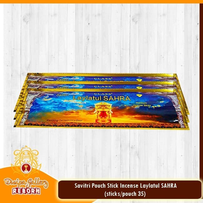 Dupa/Hio Wangi India Savitri Pouch Stick Incense Laylatul (35 Sticks)