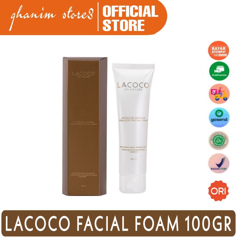 Lacoco Golden Swallow Facial Foam 100ml / Lacoco En Nature / Lacoco Skincare / Lacoco Skinker / Laco
