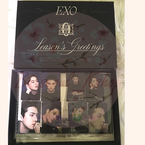 READY STOCK SHARING EXO 2022 SEASON GREETING SG BENEFIT PHOTOCARD Withdrama