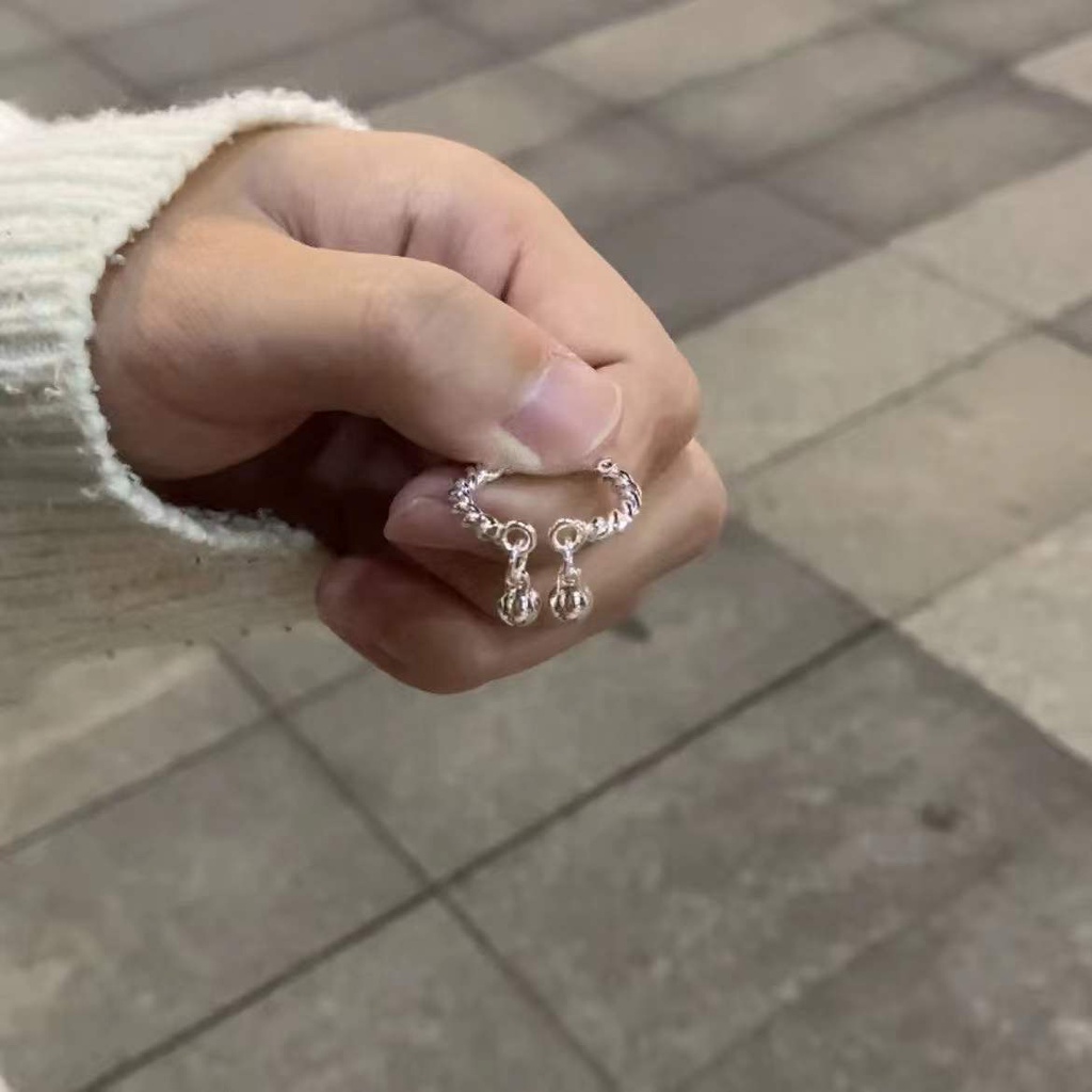 Cincin Jari Telunjuk Model Terbuka Dapat Disesuaikan Gaya Korea