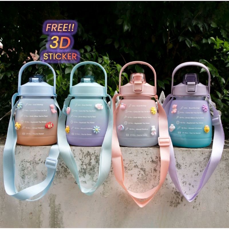 BOTOL VIRAL 1,3LITER + TALI + STICKER