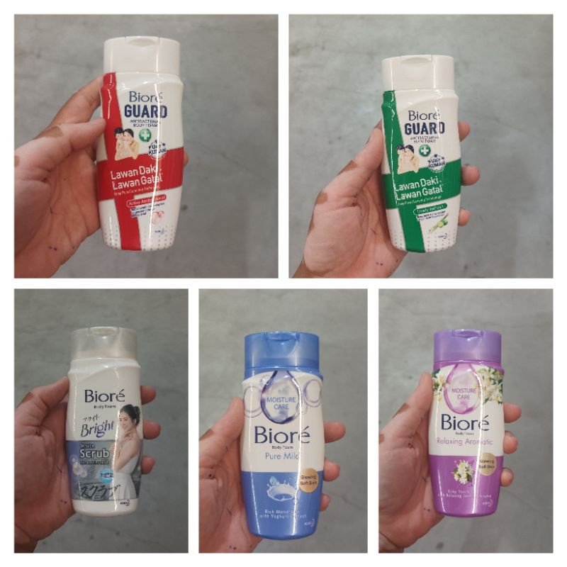 Biore Body Foam Botol 100ml / Biore Sabun Cair / Biore Sabun Mandi Cair
