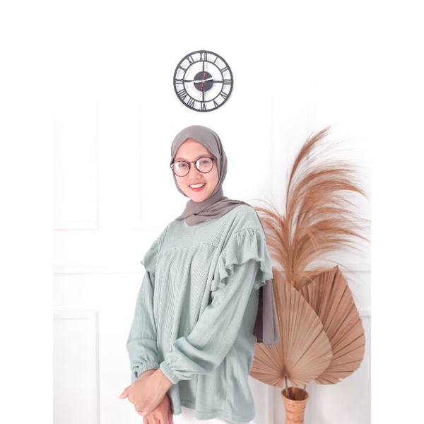 BLOUSE RUFFLE - ATASAN WANITA - ATASAN RUFFLE