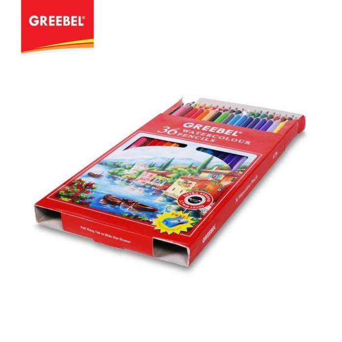 

GREEBEL 6736 3.7 Extra Strong Water Colour Pencil 36 Warna
